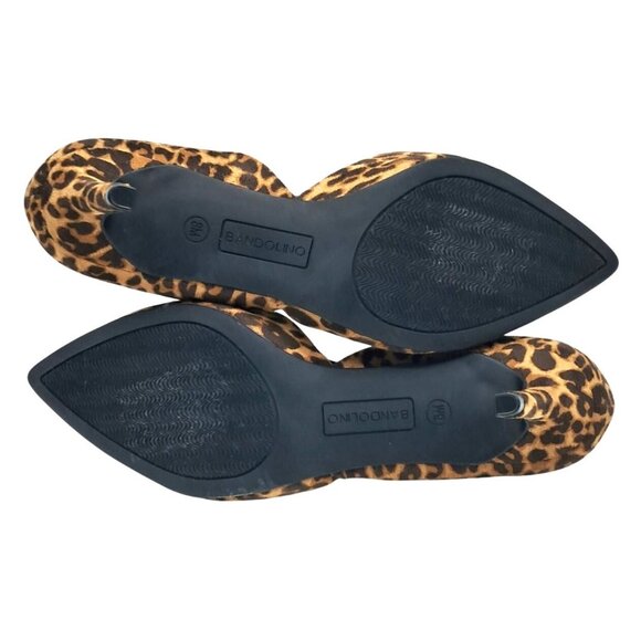 Leopard Print Pumps by Bandolino Womens size 8 M d'Orsay Pointed Toe Heels - Picture 9 of 9